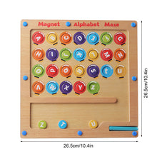 Laden Sie das Bild in den Galerie-Viewer, Magnetisches Alphabet-Labyrinthspielzeug für Kinder