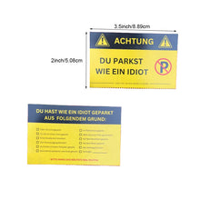 Laden Sie das Bild in den Galerie-Viewer, Antifalschparker Karten