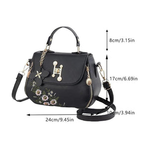 Modische Bestickte Bucket Bag