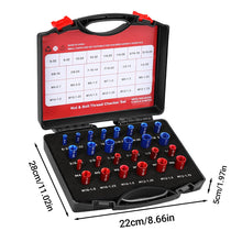 Laden Sie das Bild in den Galerie-Viewer, Gewindeprüfer-Set aus Aluminium