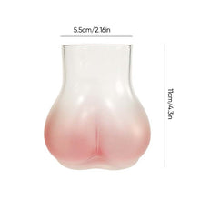Laden Sie das Bild in den Galerie-Viewer, Lustige Sexy Hintern Glastasse