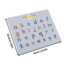 Laden Sie das Bild in den Galerie-Viewer, 2-in-1 doppelseitige magnetische Alphabet-Edition