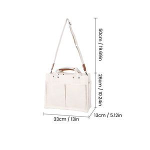 Handtasche mit mehreren Fächern