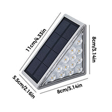 Laden Sie das Bild in den Galerie-Viewer, LED-Solar-Stufenlichter Wasserdichtes Treppenlicht für draußen