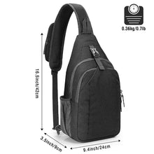 Laden Sie das Bild in den Galerie-Viewer, RFID-blockierender Rucksack/Umhängetasche/Brusttasche