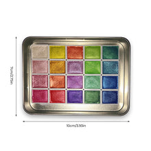 Laden Sie das Bild in den Galerie-Viewer, 20 Farben Aquarellmalerei Set