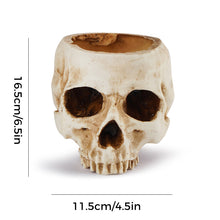 Laden Sie das Bild in den Galerie-Viewer, Pflanzgefäß in Schädelform