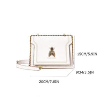 Laden Sie das Bild in den Galerie-Viewer, Elegante Umhängetasche für Damen mit Bienen-Patch