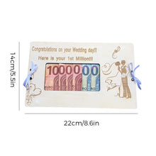 Laden Sie das Bild in den Galerie-Viewer, Hölzerne Geldaufbewahrungs-Geschenkbox