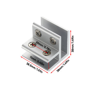 Glasbefestigungsclip aus Aluminiumlegierung