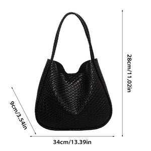Retro großer Kapazitäts-Strick-Tote