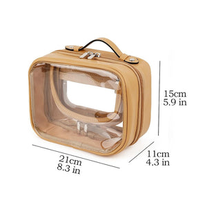 Transparente wasserdichte Kosmetiktasche