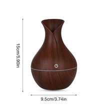 Laden Sie das Bild in den Galerie-Viewer, Luftbefeuchter in Vasen mit Holzmaserung für den Haushalt
