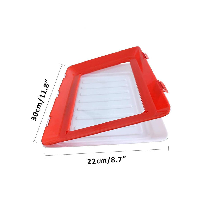 Kreatives Tablett zur Konservierung von Lebensmitteln