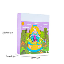 Laden Sie das Bild in den Galerie-Viewer, Unendlicher Kindheitstraum handgemalt