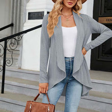 Laden Sie das Bild in den Galerie-Viewer, Langärmlige Strickjacke, Mantel