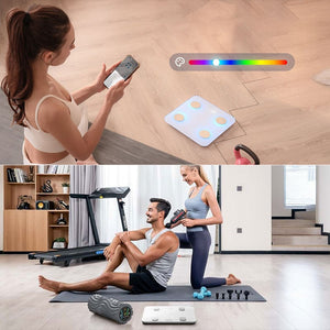 Smarte Bluetooth Körperfettwaage mit BMI