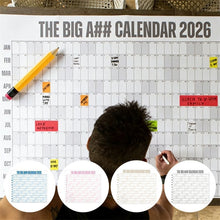 Laden Sie das Bild in den Galerie-Viewer, Großformatiger Wandkalender