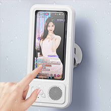Laden Sie das Bild in den Galerie-Viewer, Wasserdichte Telefonzelle für das Badezimmer mit Bluetooth-Lautsprecher