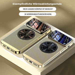 Magnetische Handyhülle mit großem Fenster und Kühlung