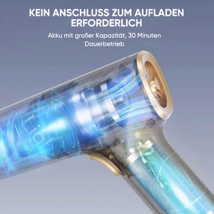 Leistungsstarker kabelloser Autostaubsauger für die mobile Fahrzeugreinigung