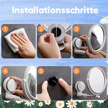 Laden Sie das Bild in den Galerie-Viewer, Klappbarer Schminkspiegel zur Wandmontage