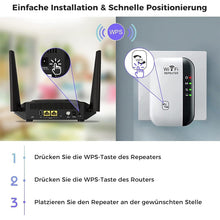 Laden Sie das Bild in den Galerie-Viewer, WiFi-Extender-Signalverstärker