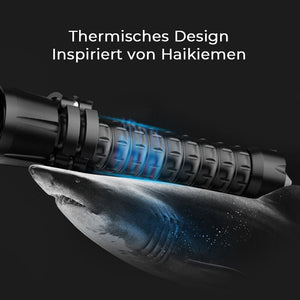 Wiederaufladbare Taschenlampe zur Selbstverteidigung