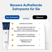 Laden Sie das Bild in den Galerie-Viewer, Zahnpasta mit Nano-Hydroxyapatit und Kokosnuss zur Zahnaufhellung