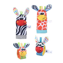 Laden Sie das Bild in den Galerie-Viewer, Baby-Lernspielzeug-Rasselsocken