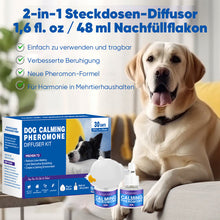 Laden Sie das Bild in den Galerie-Viewer, Pheromon-Diffusor-Set zur Beruhigung von Haustieren (Katze &amp; Hund)