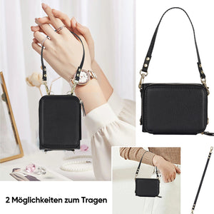Kartenhalter aus Leder mit Reißverschluss für Samsung Galaxy Z Flip3/4/5