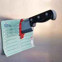 Laden Sie das Bild in den Galerie-Viewer, Halloween Kreativer Axt Ahornblatt Kühlschrankmagnet