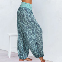 Laden Sie das Bild in den Galerie-Viewer, Atmungsaktive, schnell trocknende Yoga-Haremshose für Damen