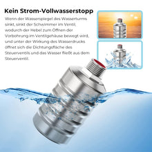 Laden Sie das Bild in den Galerie-Viewer, Schwimmerventil zur Wasserstandsregelung aus Edelstahl 304