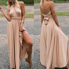 Laden Sie das Bild in den Galerie-Viewer, Vielseitiges und sexy Wickelkleid mit Riemen