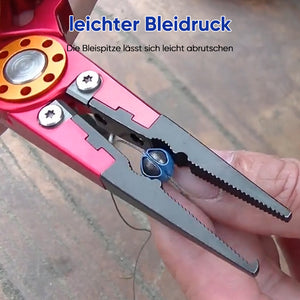 Multifunktionale Angelzange mit offener Schlaufe