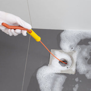 Drehbarer Abflussentstopfer