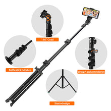 Laden Sie das Bild in den Galerie-Viewer, Handy-Stativ-Selfie-Stick
