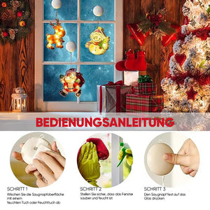 🎄Weihnachtsfenster-Hängelichter 🌟