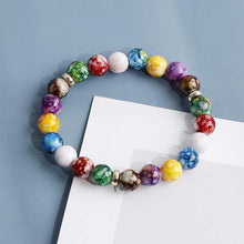 Laden Sie das Bild in den Galerie-Viewer, Buntes Vulkanstein-Armband