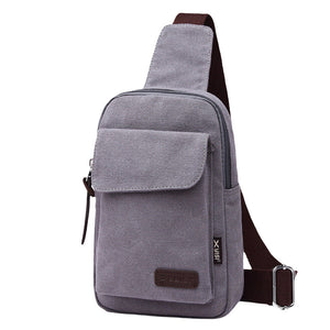 Schulter-/Brusttasche aus Segeltuch