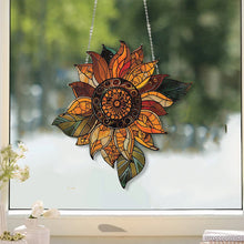 Laden Sie das Bild in den Galerie-Viewer, Sonnenblume Acryl Fenster hängend