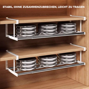 Schuhschrank Schichteinteilung