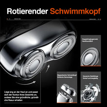 Laden Sie das Bild in den Galerie-Viewer, Wiederaufladbarer, wasserdichter, kompakter Elektrorasierer für Zuhause, Auto, Reisen