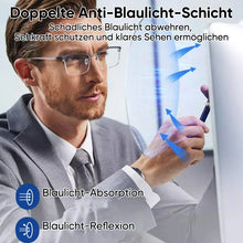 Laden Sie das Bild in den Galerie-Viewer, Ultraleichte Anti-Blaulicht-Lesebrille
