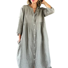 Laden Sie das Bild in den Galerie-Viewer, Einfacher, stimmungsvoller, lockerer Kleid