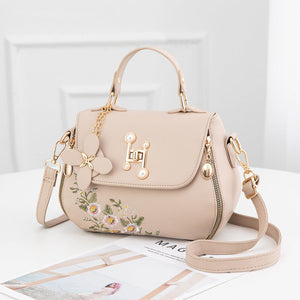 Modische Bestickte Bucket Bag