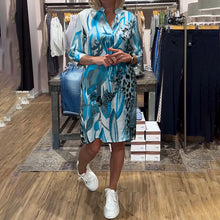 Laden Sie das Bild in den Galerie-Viewer, Buntes lässiges Alltagskleid für Frauen