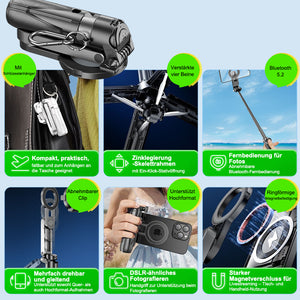 Tragbarer magnetischer Selfie-Stick